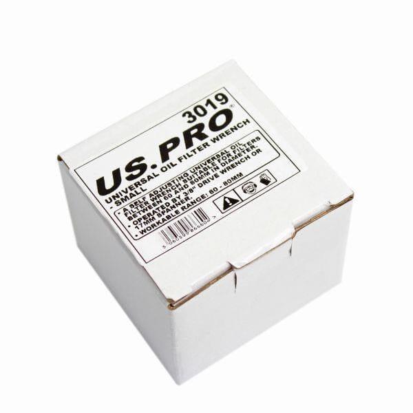 US PRO Tools Adjustable Universal Oil Filter Wrench Small 60 - 80mm 3019 - Tools 2U Direct SW