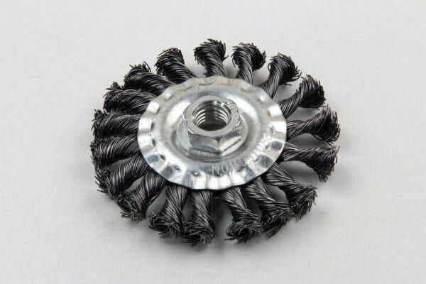VEWERK 100MM Wire Flat Wheel Brush - Steel Twist Knot – Box Of 4 2129 - Tools 2U Direct SW