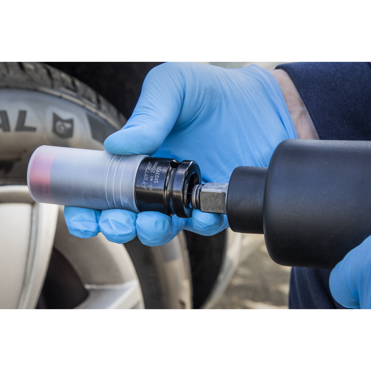Sealey Premier Alloy Wheel Ultra-Power Impact Socket 1/2"Sq Drive 21mm SX03921