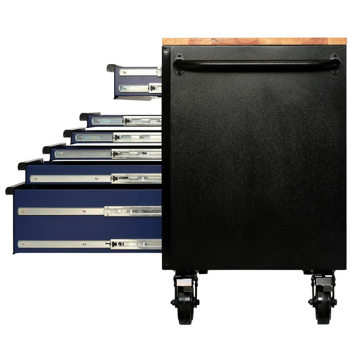 BUNKER 10 Drawer Workbench Roller Tool Cabinet, 56", Blue 27223 - image 5