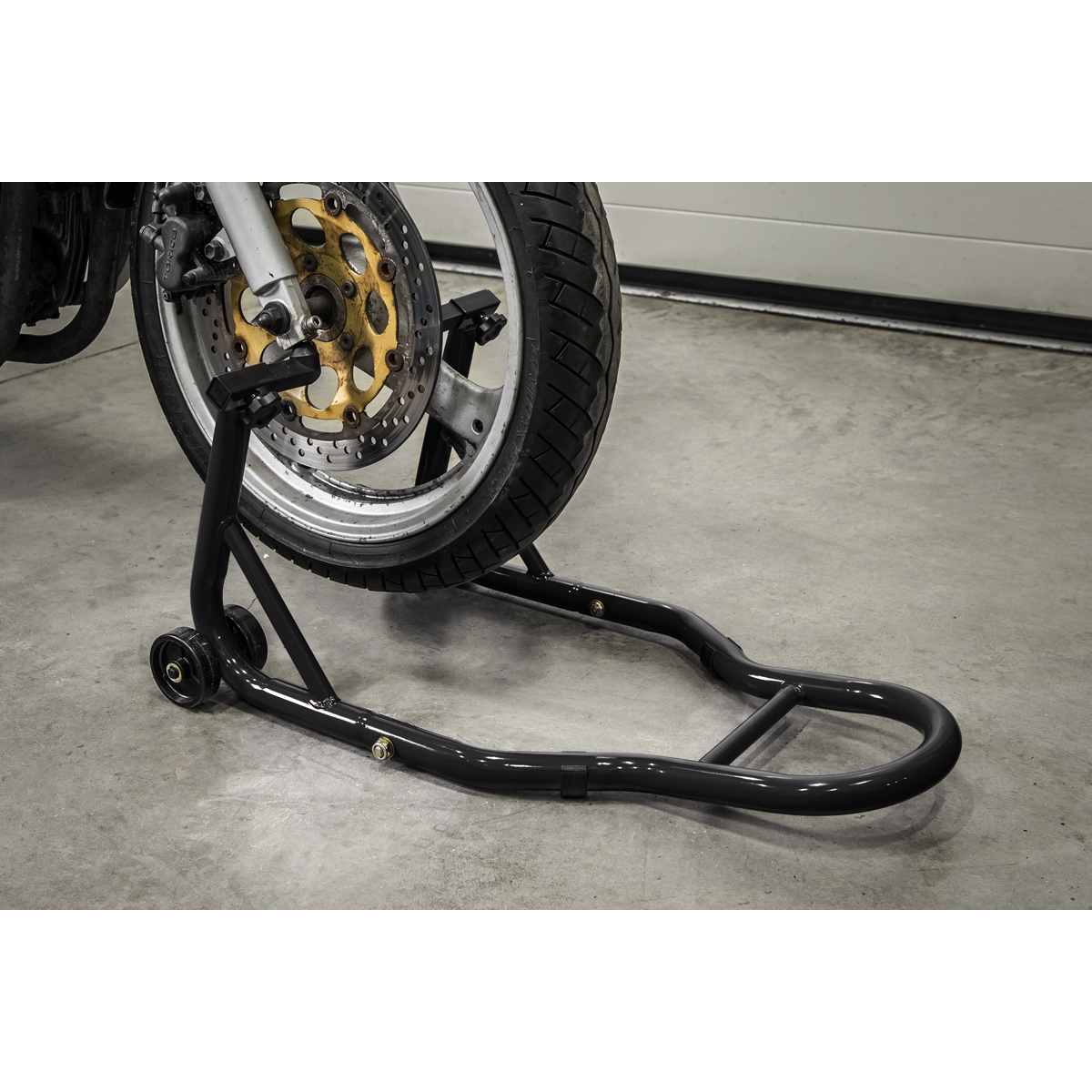 Sealey Universal Front Paddock Stand with Rubber Supports FPS1KD