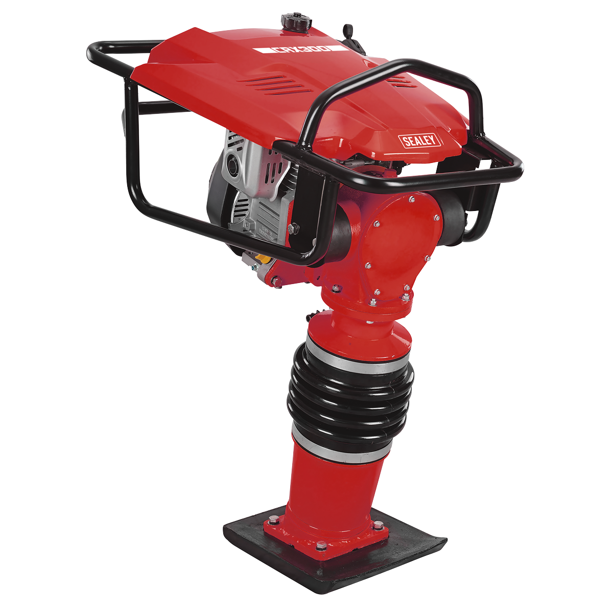 Sealey Petrol Tamping Rammer with Wheel Kit 3.2kW CRX300