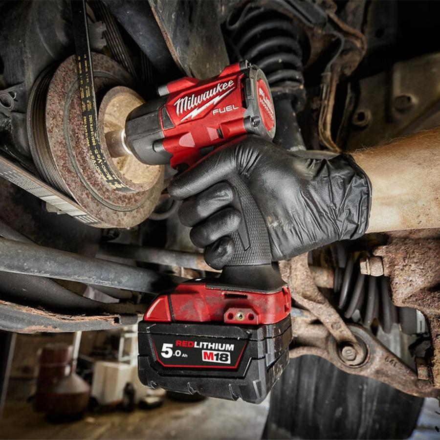 Milwaukee M18 FMTIW2F38-502X 18V 3/8" Impact Wrench (2 x 5.0Ah RedLithium-Ion Batteries)