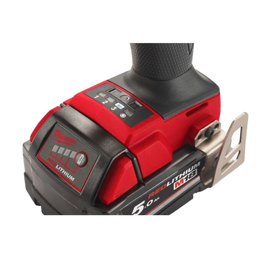 Milwaukee M18 FMTIW2F38-502X 18V 3/8" Impact Wrench (2 x 5.0Ah RedLithium-Ion Batteries)