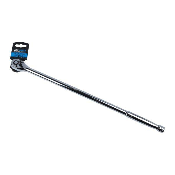 US PRO Tools 3/8" Drive Extra Long 457mm 72T Straight Ratchet 4246