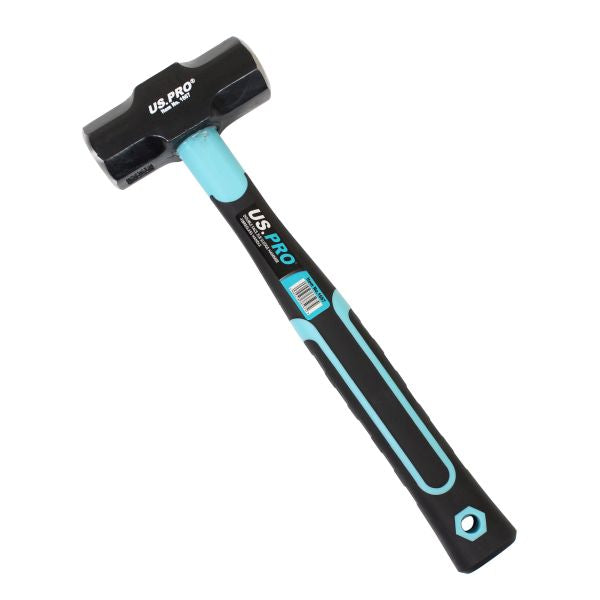 US PRO Double Faced 2Lb sledge Hammer with TPR Handle Rubber Grip 1667