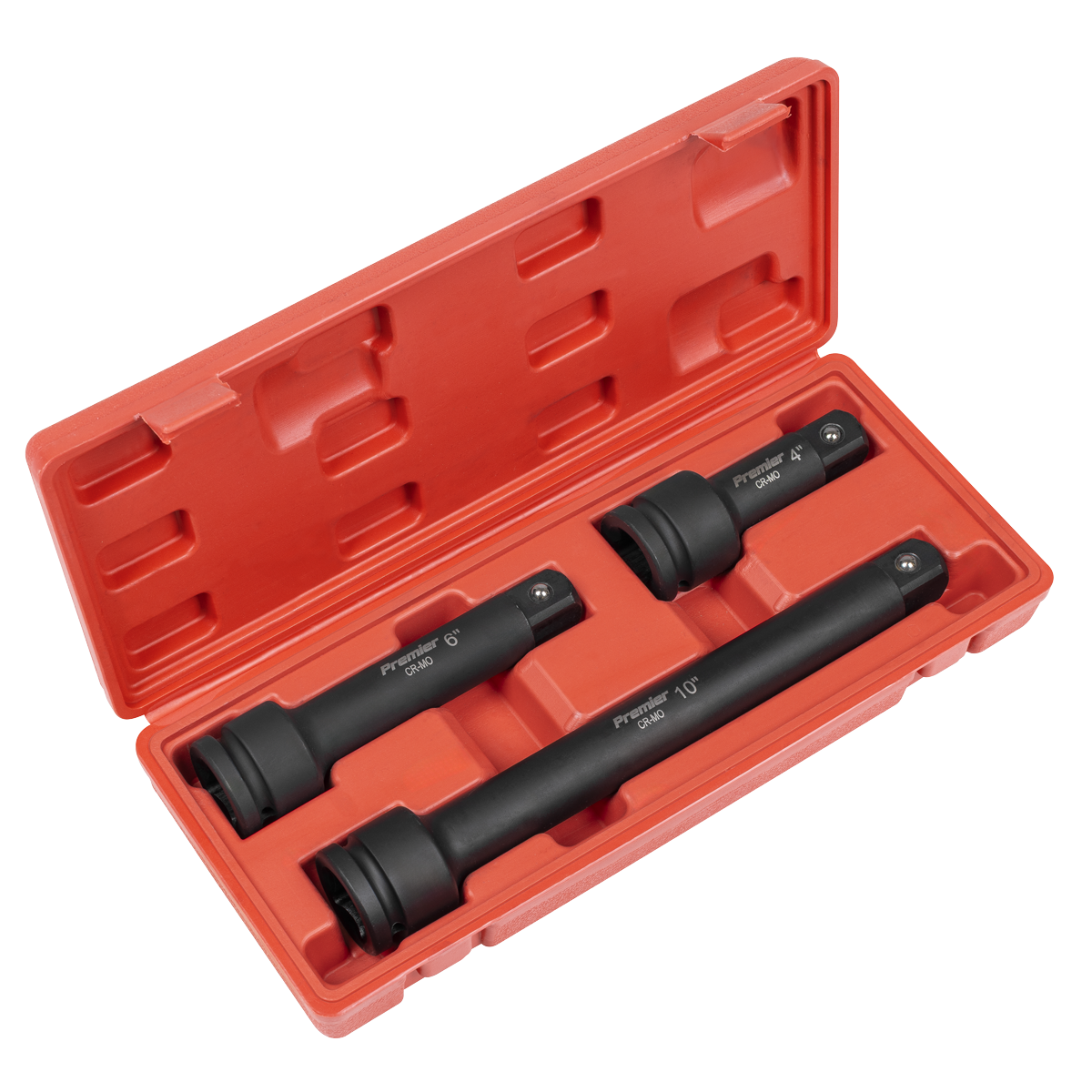 Sealey Premier Impact Extension Bar Set 3/4"Sq Drive 3pc AK5515