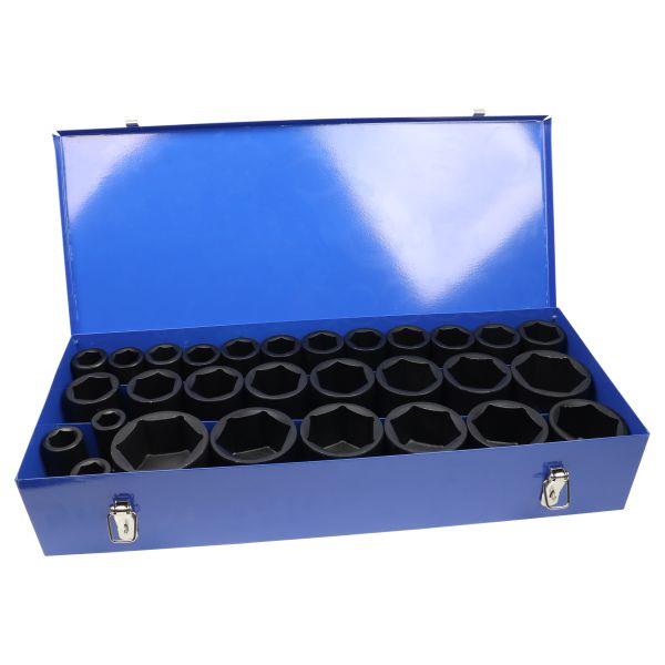 US PRO Tools 29pc 3/4" Dr 6pt Deep Impact Socket Set 19-65mm 7574