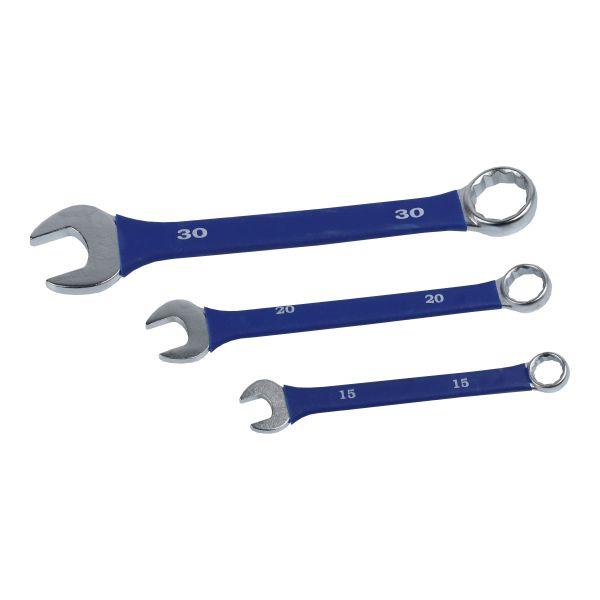 US PRO Tools 25pc Metric Combination Spanner Set 6-32mm with Rubber Grips 7599