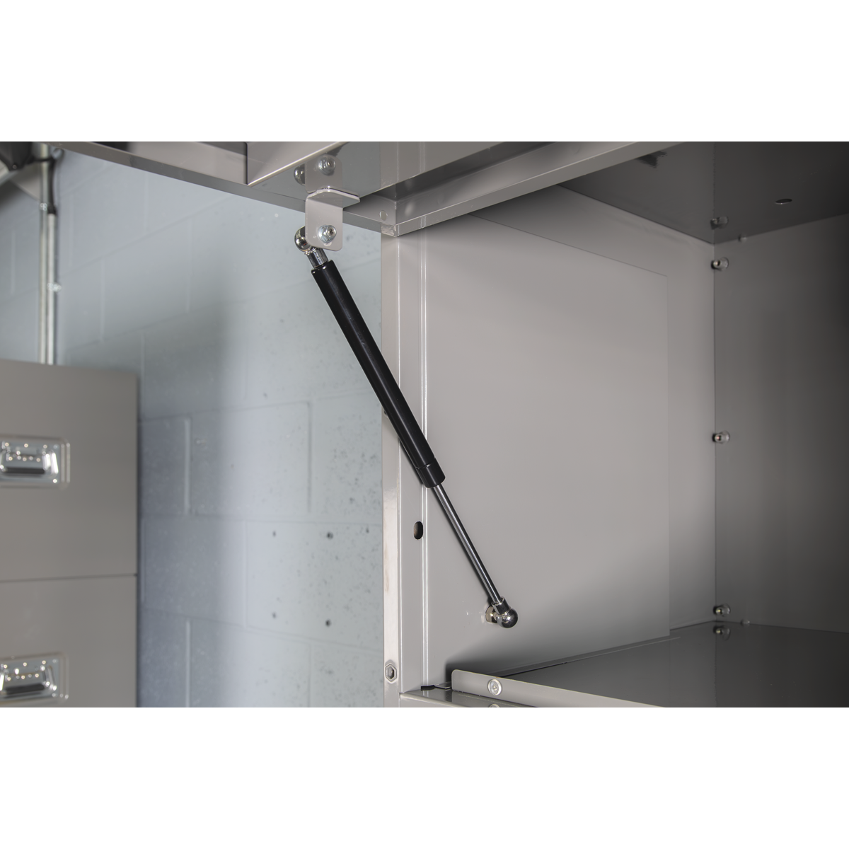 Sealey Superline PRO® Connect Modular Storage System with Rubber Wood Worktop 2.7m APMSCCOMBO1