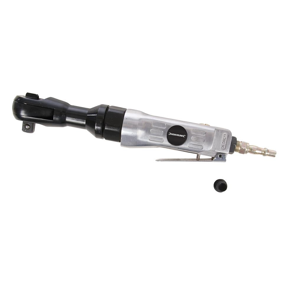 Silverline Air Ratchet Wrench 1/2" Square Drive 61Nm with Adaptors 656578