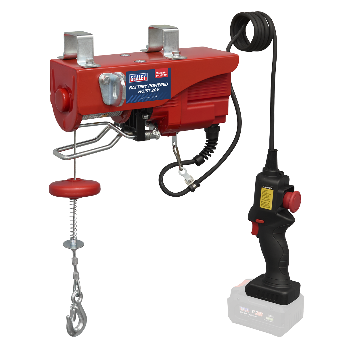 Sealey SV20 Series Battery Powered Hoist 20V - Body Only PH2520V