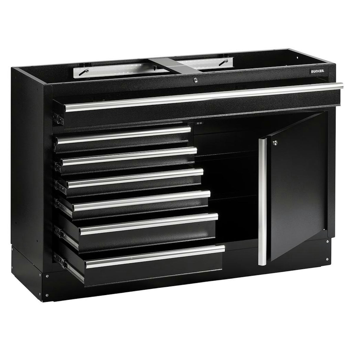 BUNKER Modular Floor Cabinet, 7 Drawer, 1360mm 08437 - image 3