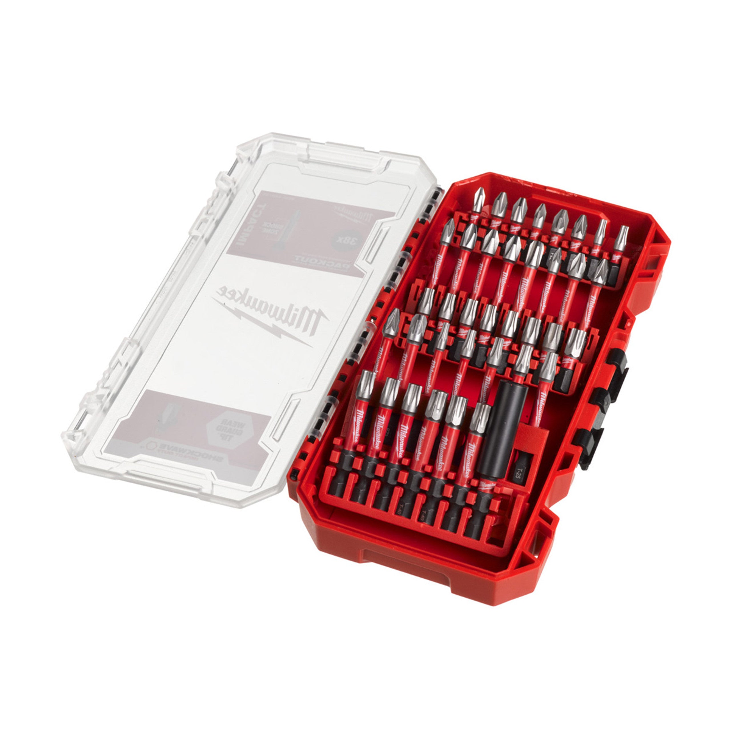 Milwaukee 38 Piece Shockwave Impact Duty Bit Set 4932492009