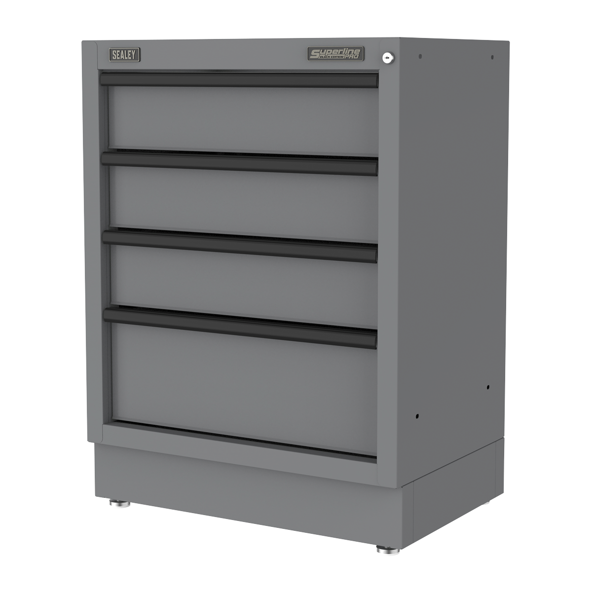 Sealey Superline PRO® Black Edition Modular Cabinet 4 Drawer 680mm APMS38BE