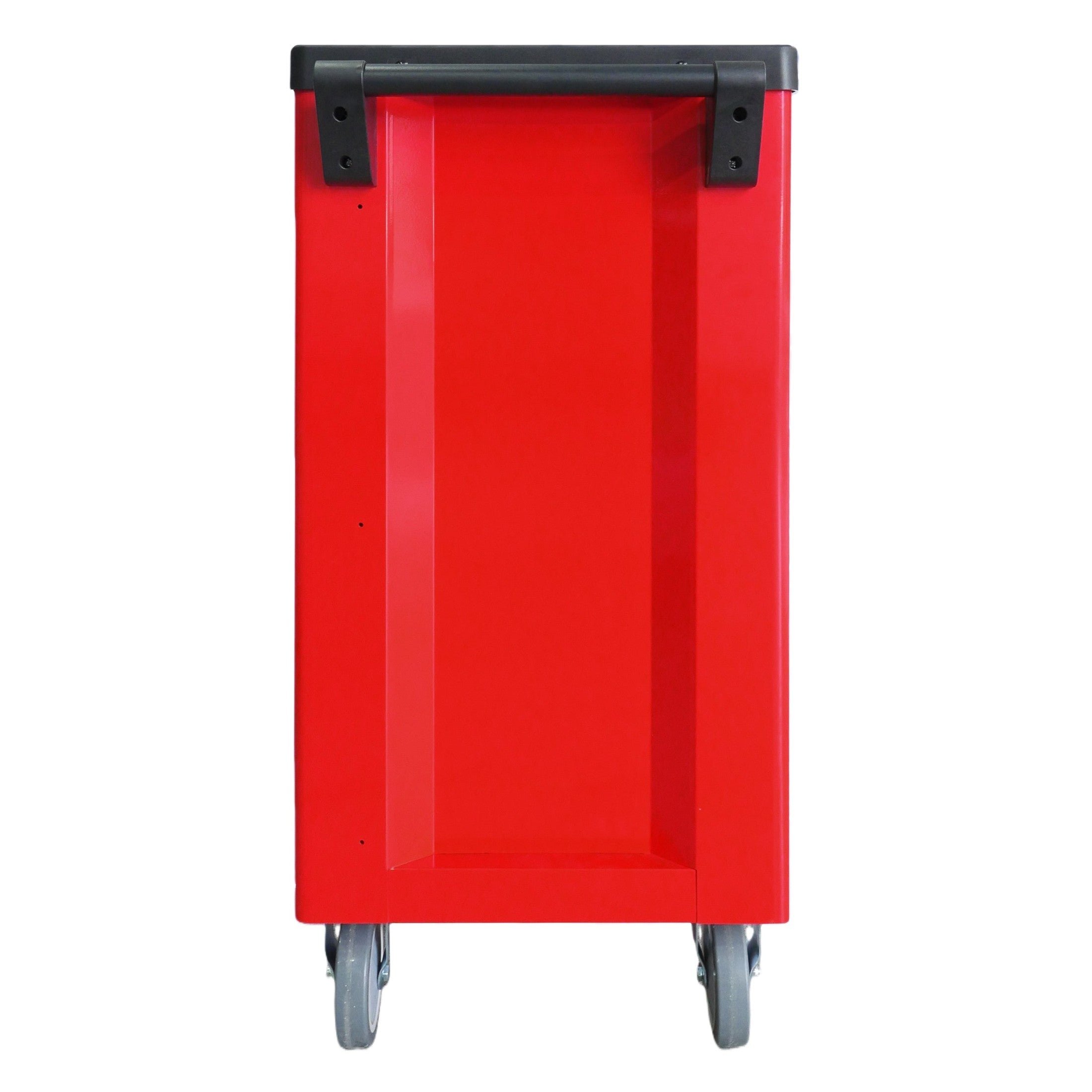 BRUNEL Tool 7 Drawer Caster Mounted Roller Tool Chest Cabinet with 6 Fully Stocked Drawers - 249 Pieces - Red