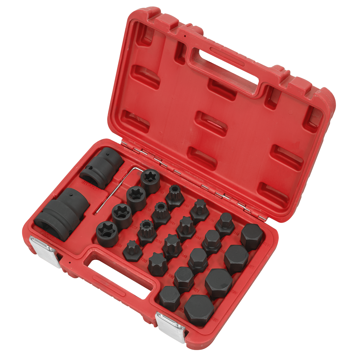 Sealey Impact Socket & Bit Set 3/4"Sq & 1"Sq Drive 23pc SX054