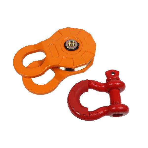 US PRO Tools 11 Ton Snatch Block Pulley with D Shackle Winch Recovery 9330