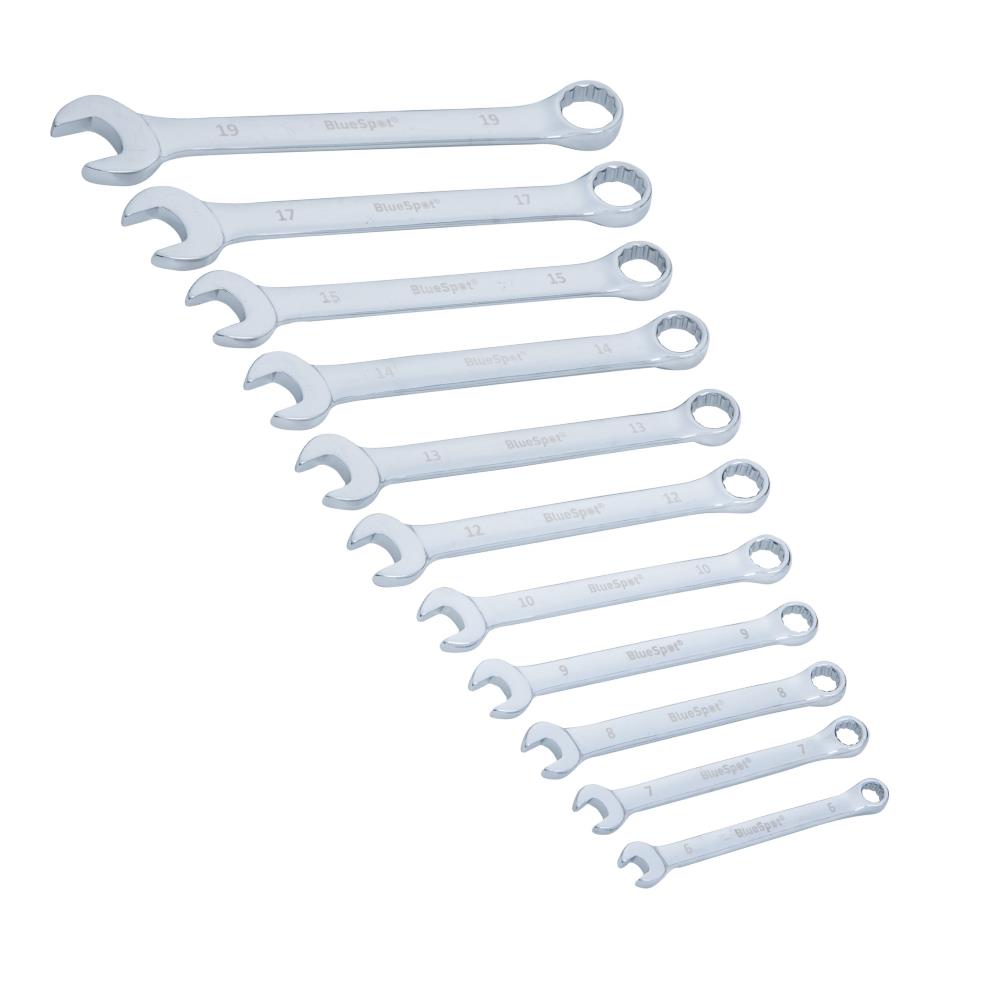 Bluespot Combination Spanner Set Metric Wrench 6-19mm 11 Piece 04111