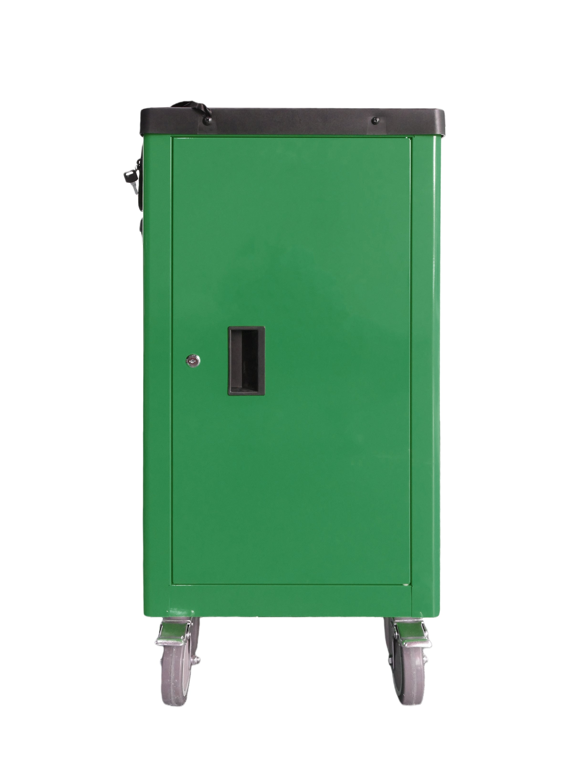 BRUNEL Tools 7 Drawer Caster Mounted Roller Tool Chest Cabinet with 6 Fully Stocked Drawers - 249 Pieces - Green