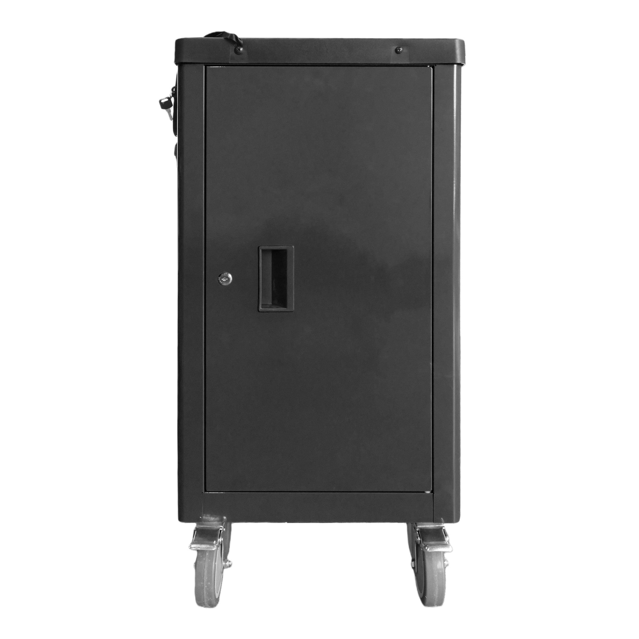 BRUNEL Tools 7 Drawer Caster Mounted Roller Tool Chest Cabinet with 6 Fully Stocked Drawers - 249 Pieces - Black