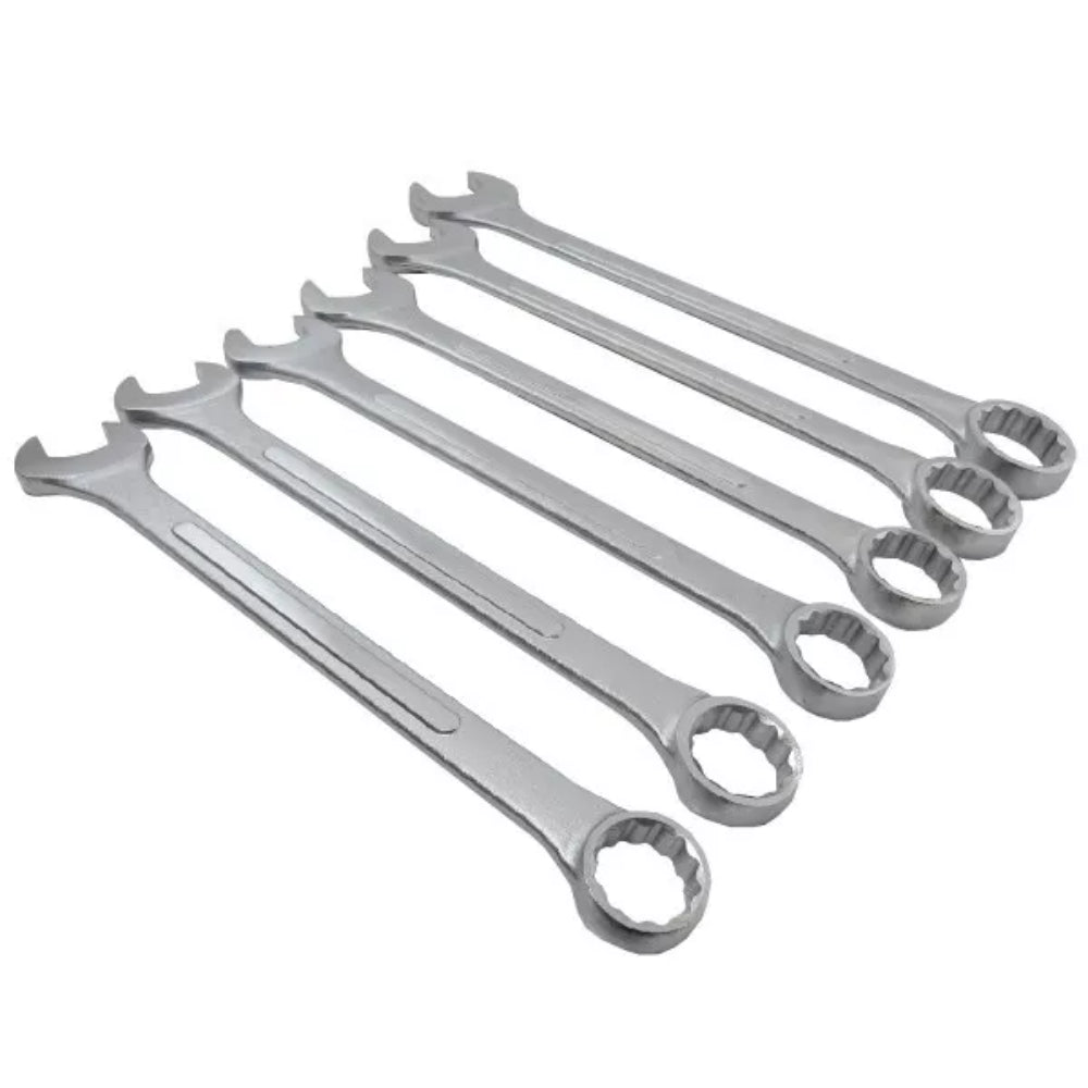 Toolzone 6pc AF Jumbo Combination Spanner Set 1-3/8" to 2" Drop Forged SP009