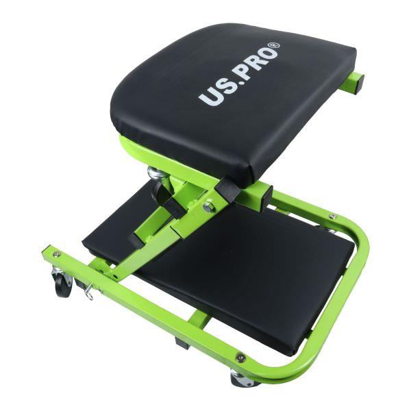 US PRO Tools 2 in 1 Mechanics Car Creeper and Rolling Stool 40 Inch 5064
