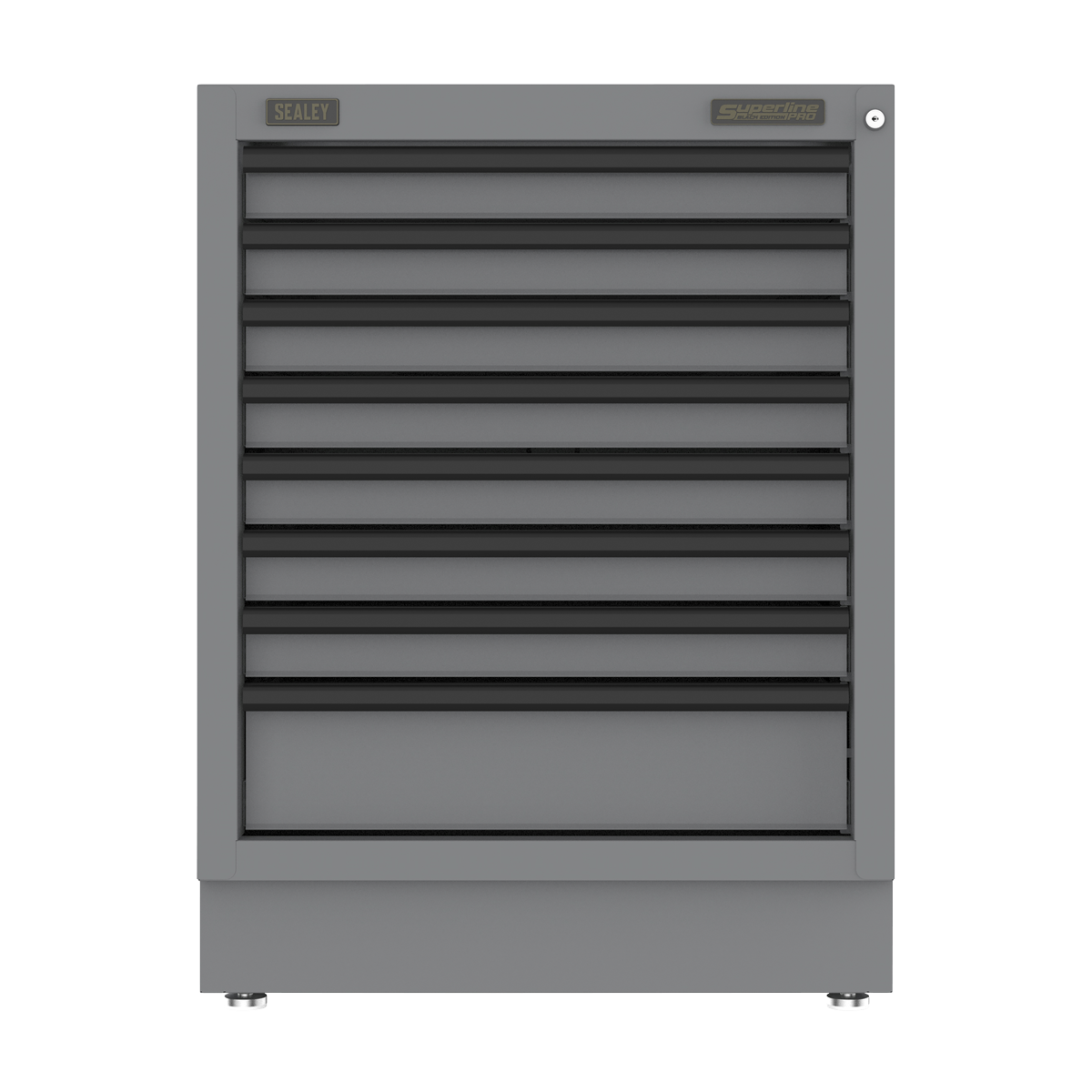 Sealey Superline PRO® Black Edition Modular Cabinet 8 Drawer 680mm APMS39BE