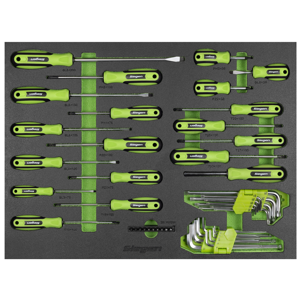 Sealey Superline Pro® Rollcab 6 Drawer with 173pc Siegen Tool Kit S01337