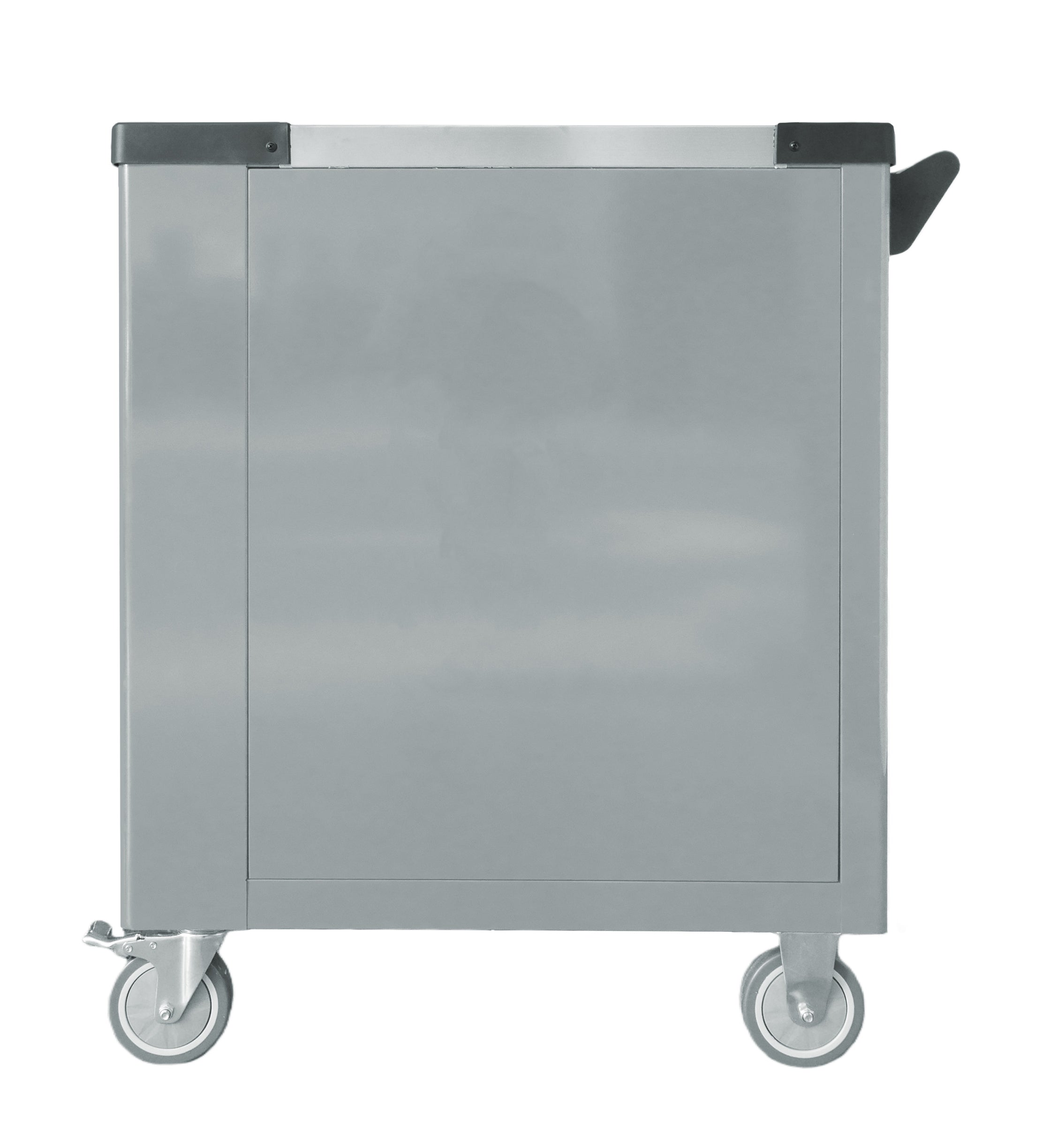 BRUNEL Tools 7 Drawer Caster Mounted Roller Tool Chest Cabinet with 6 Fully Stocked Drawers - 249 Pieces - Grey