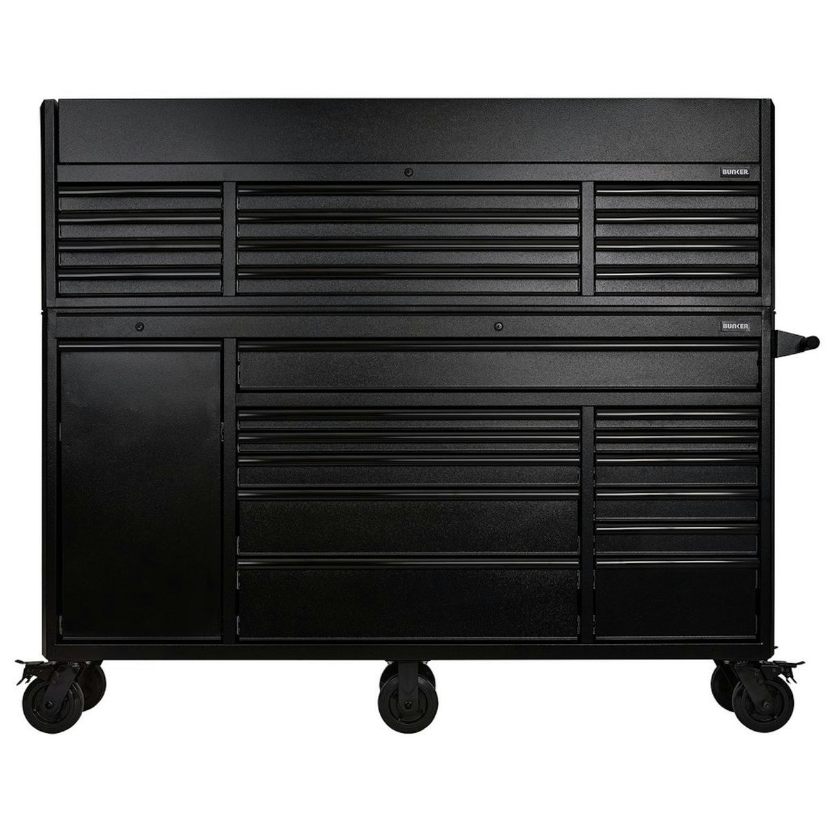 BUNKER 25 Drawer Combined Roller Cabinet and Tool Chest, 72in, Black 24253 - image 2