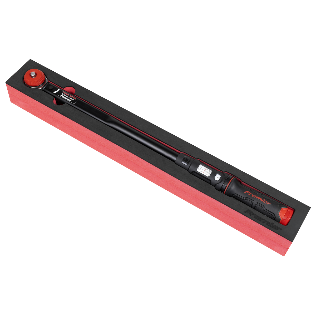 Sealey Premier Black Calibrated Micrometer Torque Wrench with 1/2"Sq Push-Through Drive 80-420Nm STW926