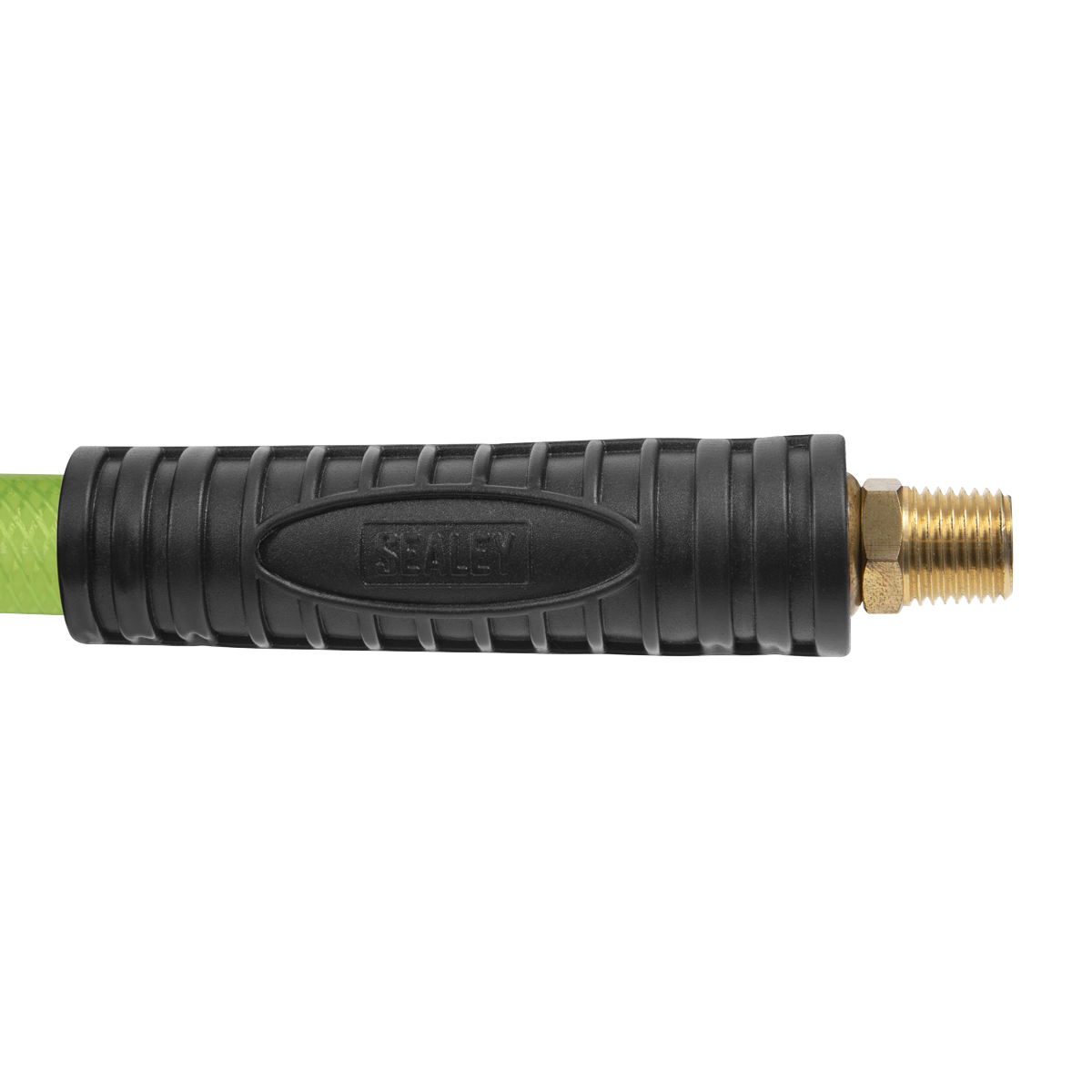 Sealey 15m Retractable High-Visibility TPR Air Hose with Steel Reel 10mm ID SA841HV