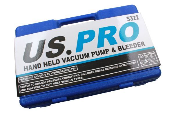 US PRO Hand Held Vacuum Pump Tester & Brake Bleeder 5322