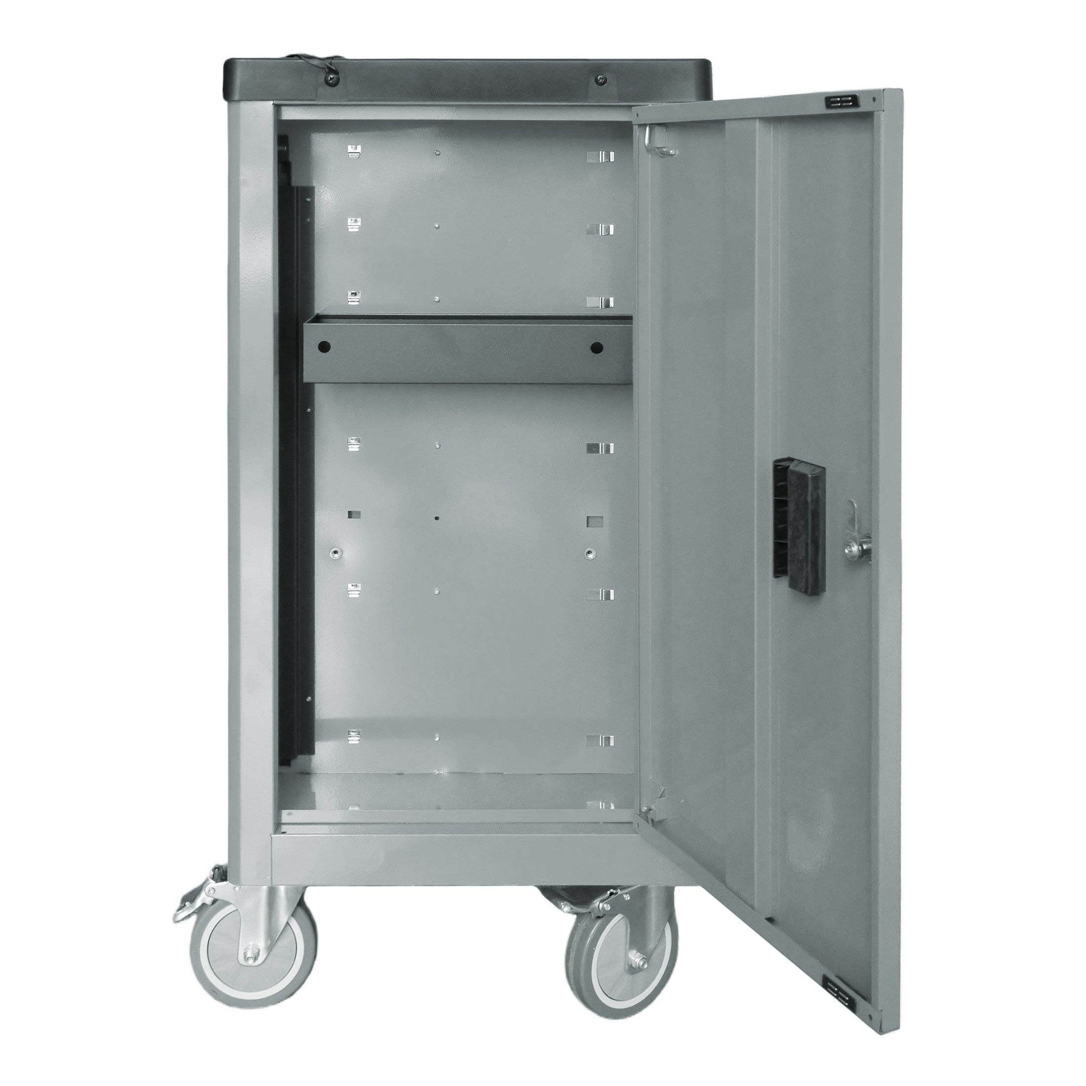 BRUNEL Tools 7 Drawer Caster Mounted Roller Tool Chest Cabinet with 6 Fully Stocked Drawers - 249 Pieces - Grey