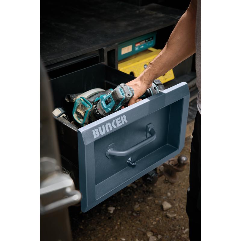 Bunker S1 Van Storage Sliding Drawer Box 500mm x 1200mm x 312mm Grey 07135