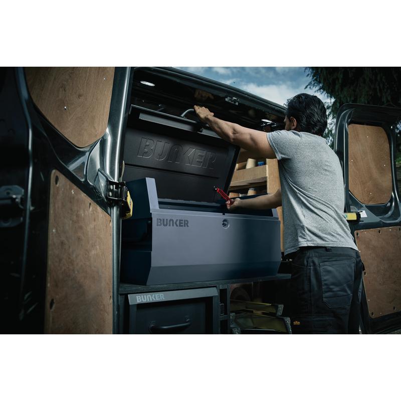 Bunker T1 Van Storage Box 935mm x 530mm x 490mm Grey 31770