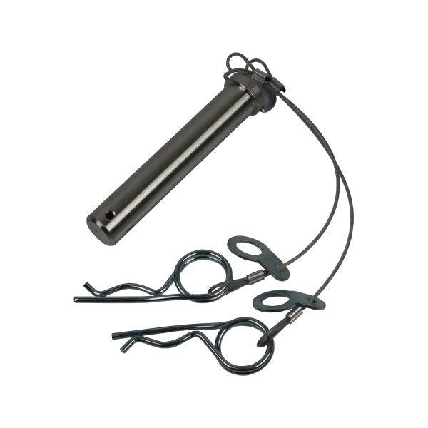 COBEL Replacement Pin & Clip With Cable For Dual Hitch Road 50MM Tow Ball 25MM X 142MM