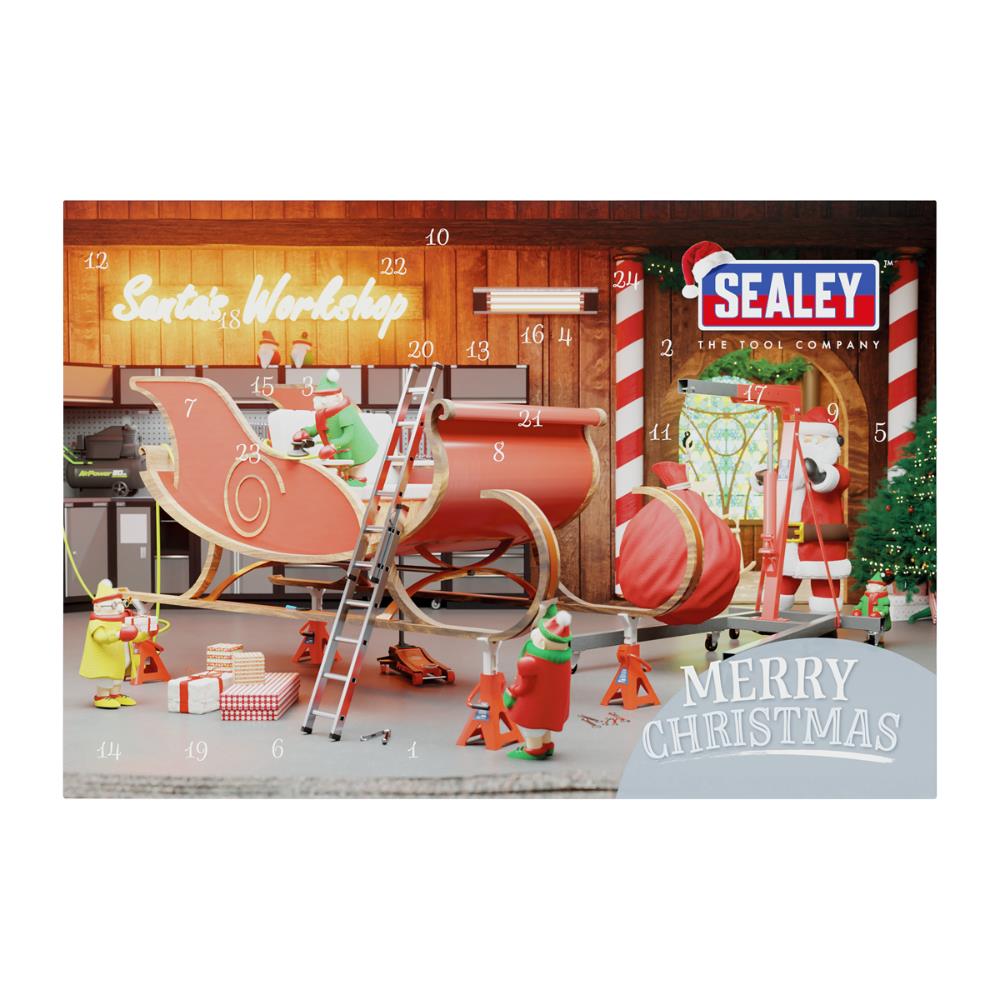 Sealey 2024 Christmas Advent Calendar - 40 piece Premier Tool Set Kit AVC004