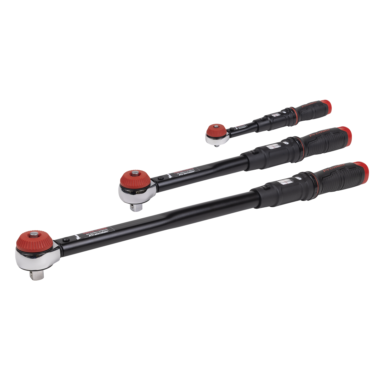 Sealey Premier Black Calibrated Micrometer Torque Wrench Set 3pc STW920SET