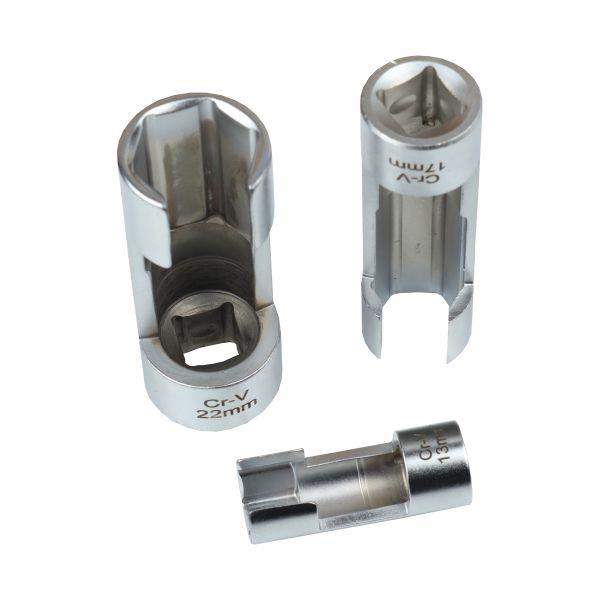 US PRO Tools 9pc Difficult Access Slotted Socket Set 10 - 22mm 3/8" & 1/2" Drive 5560