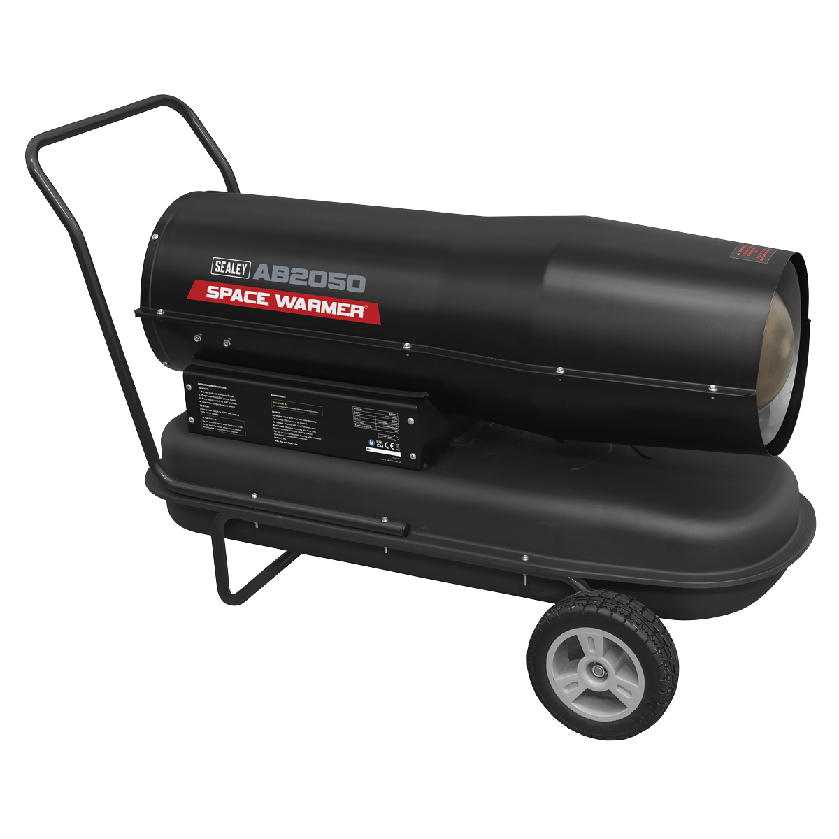 Sealey Space Warmer® Kerosene/Diesel Heater with Wheels 205,000Btu/hr AB2050
