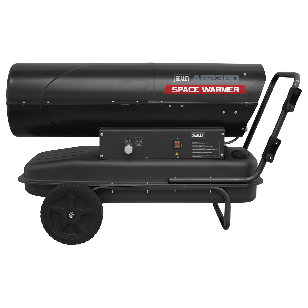 Sealey Space Warmer® Kerosene/Diesel Heater with Wheels 240,000Btu/hr AB2380