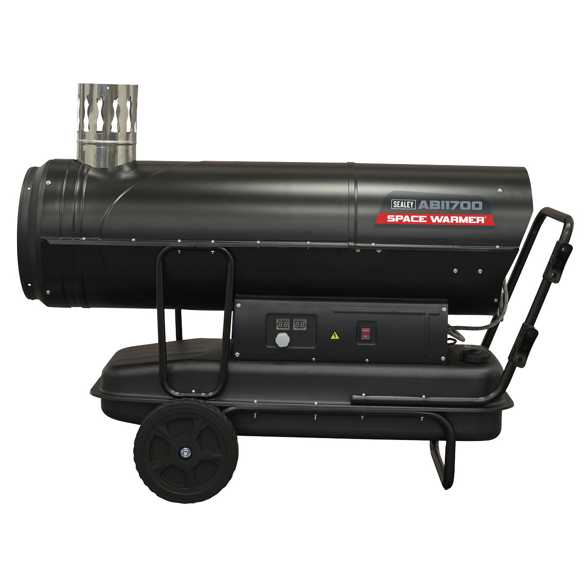 Sealey Space Warmer® Indirect Kerosene/Diesel Heater with Wheels 170,000Btu/hr ABI1700