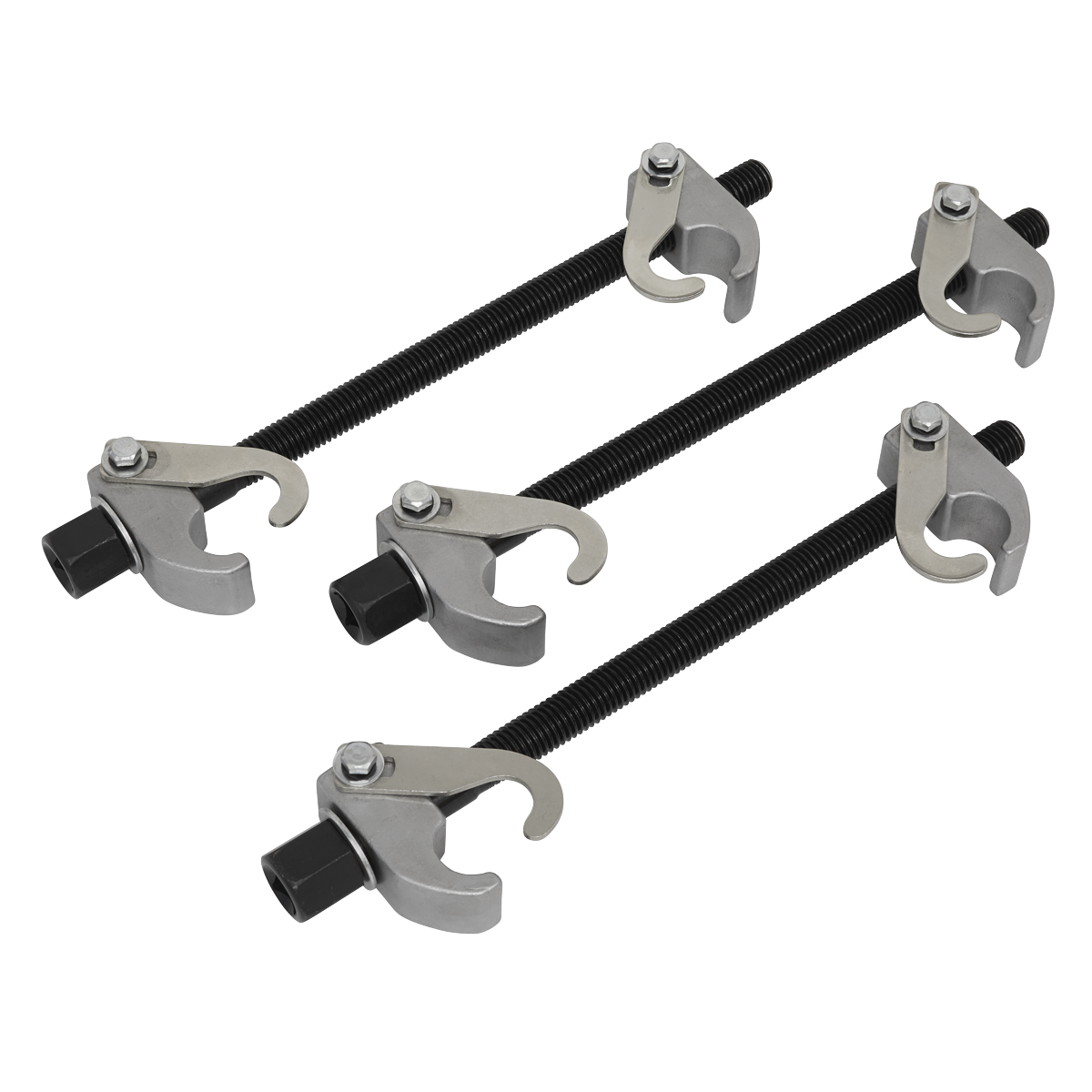 Sealey Coil Spring Compressor with Safety Hooks 1200kg 3pc AK384