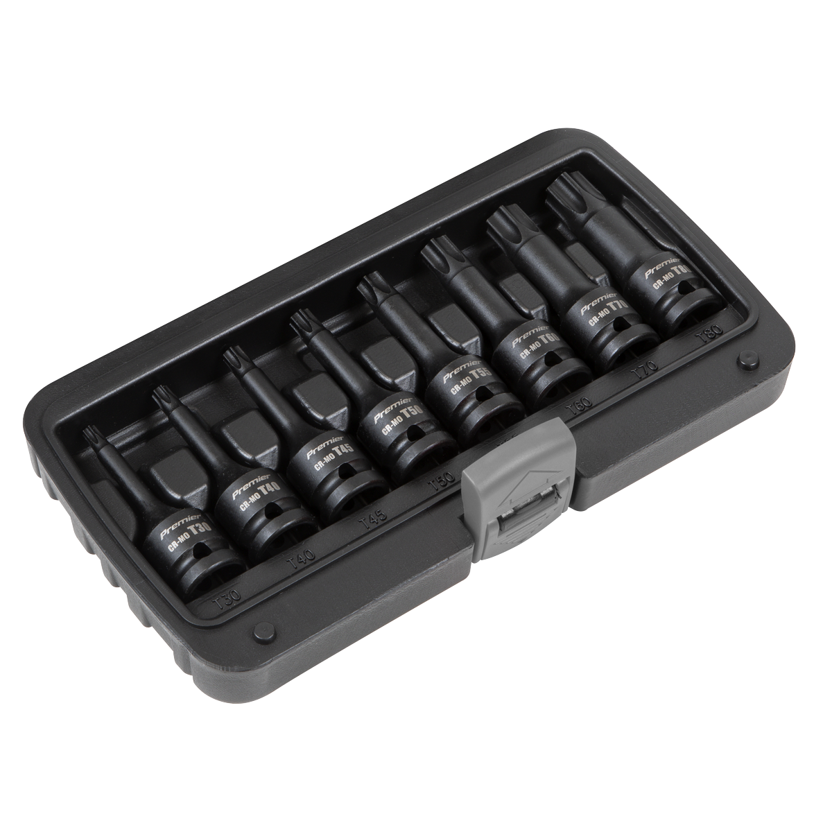 Sealey Premier TRX-Star* Impact Socket Bit Set 1/2"Sq Drive 8pc AK5602