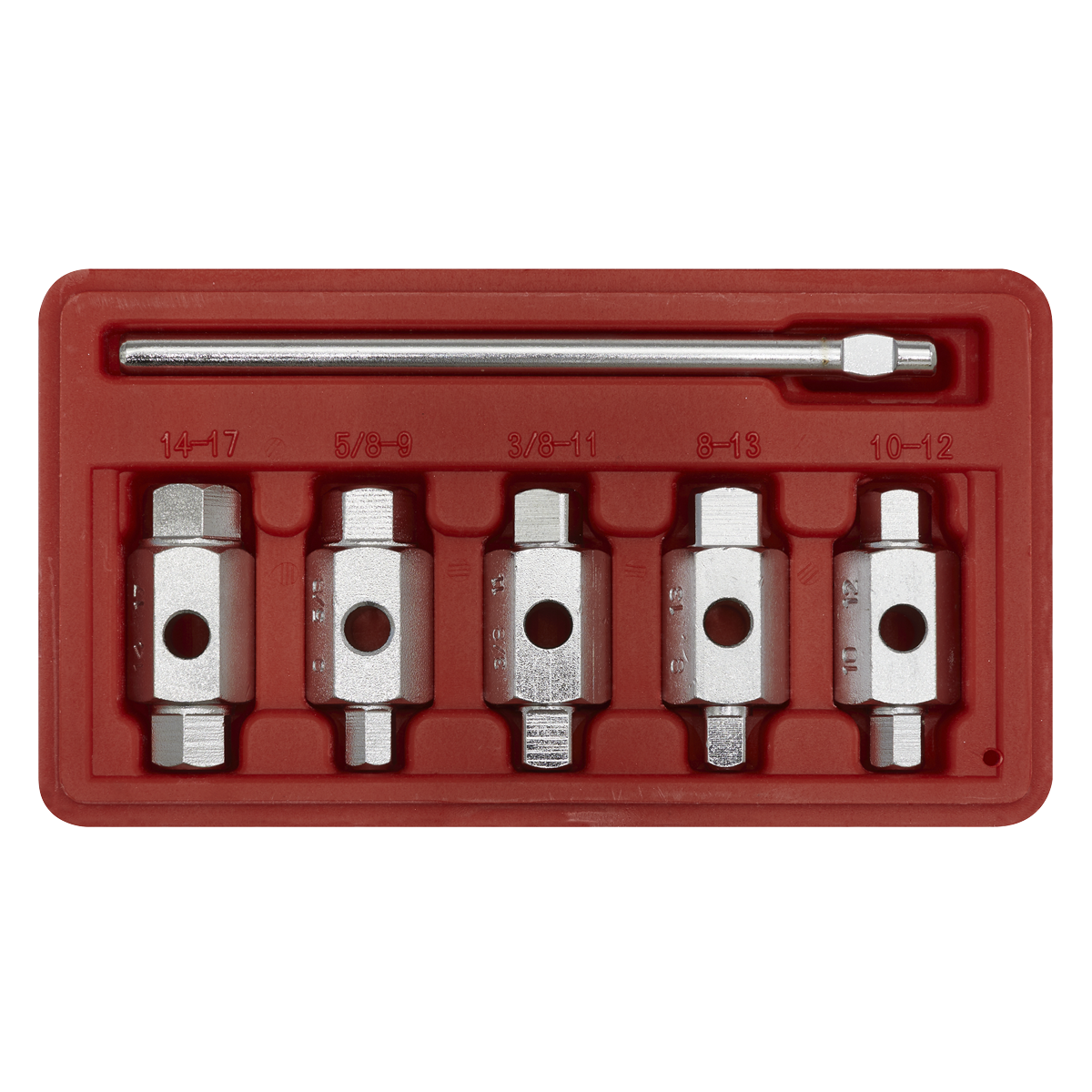 Sealey Double End Drain Key Set 6pc AK659