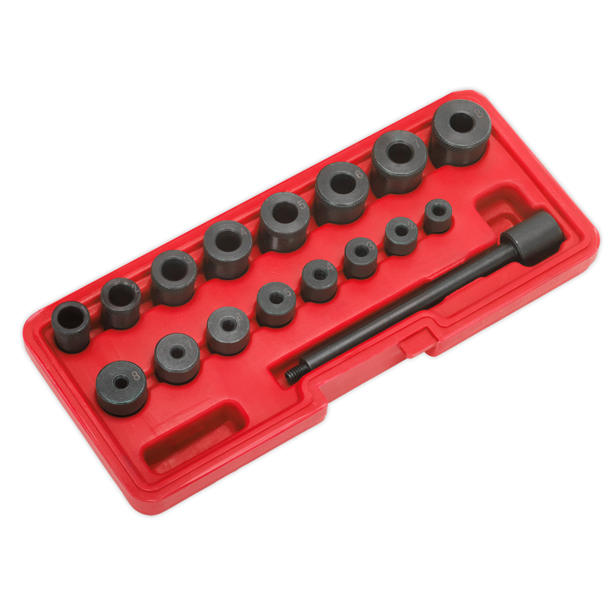 Sealey Universal Clutch Aligning Tool Set 17pc AK710