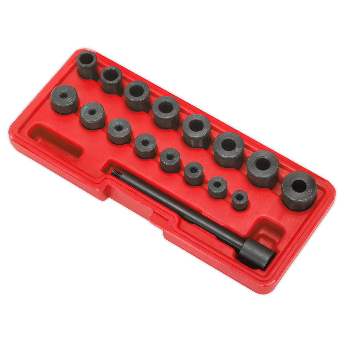 Sealey Universal Clutch Aligning Tool Set 17pc AK710