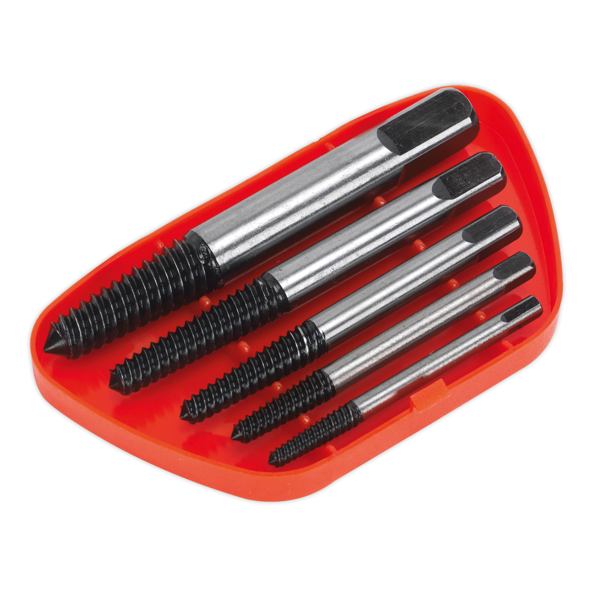 Sealey Helix Type Screw Extractor Set 5pc AK722